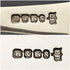 Circa 1930 British Vintage Silver Plated Fish Cutlery 6 Pair Set Hukin & Heath
